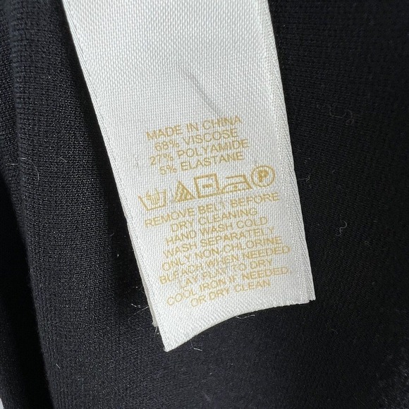 Kate Spade Black Sleeveless Gwendolyn Sheath Ponte Dress Size 0 - Picture 11 of 11